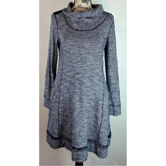 Anthropologie Saturday Sunday Cowl Neck Dress, size Medium - Picture 3 of 11